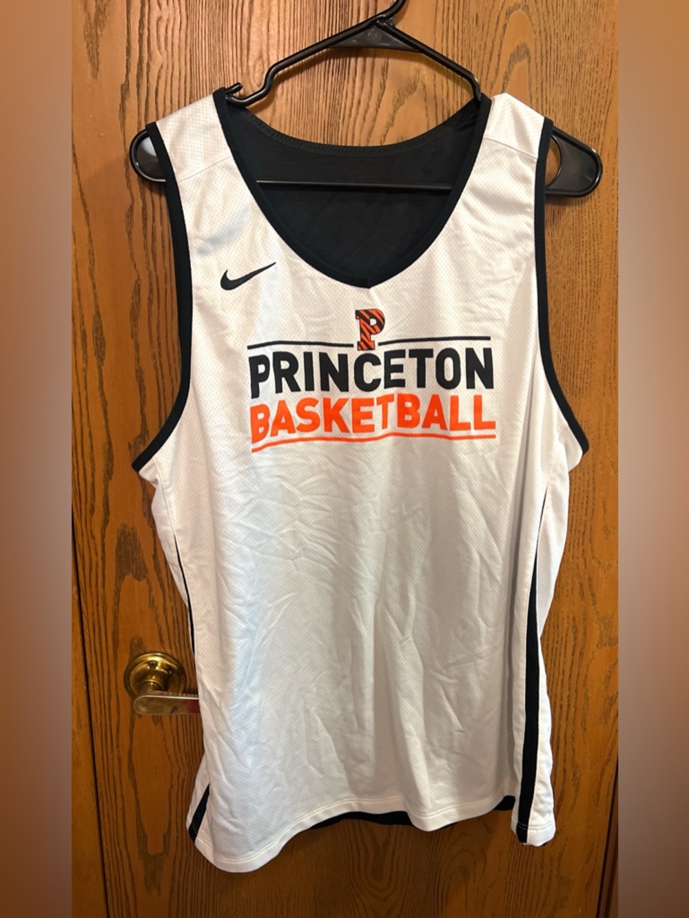 Prince Princeton Basketball Practice Tank - White & Orange